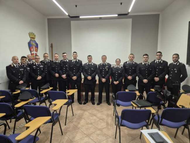 Carabinieri neo giunti Vercelli