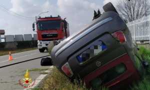 INCIDENTE AUTO RIBALTATA