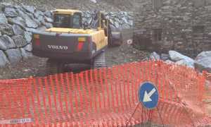 Lavori strada Salaro 1