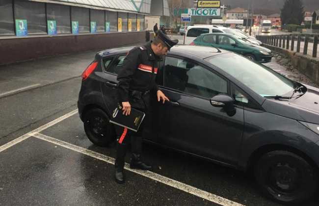 carabinieri borgosesia furto auto