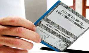 elezioni scheda comune