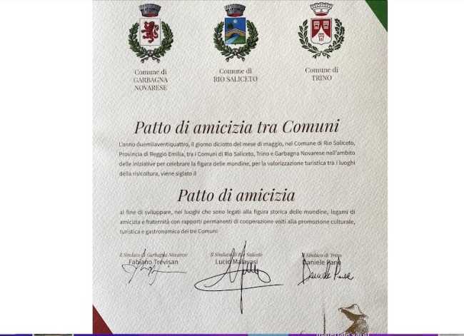 garbagna siglato patto