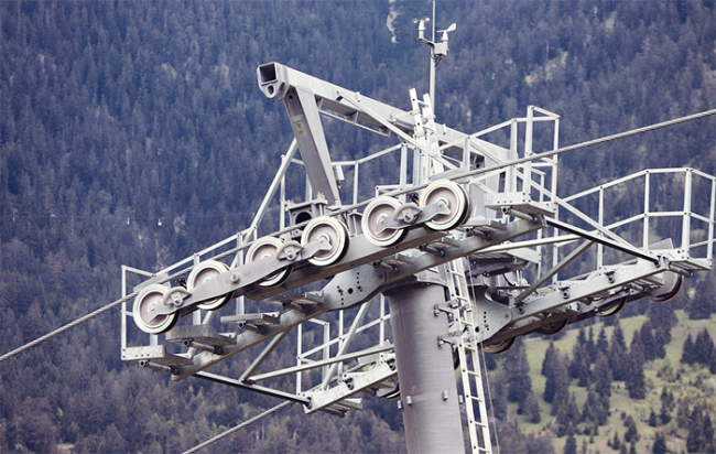 impianto fune pilone