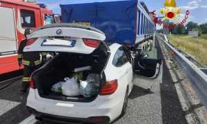 incidente autostrada bmw