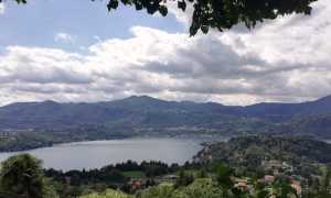 lago orta vista