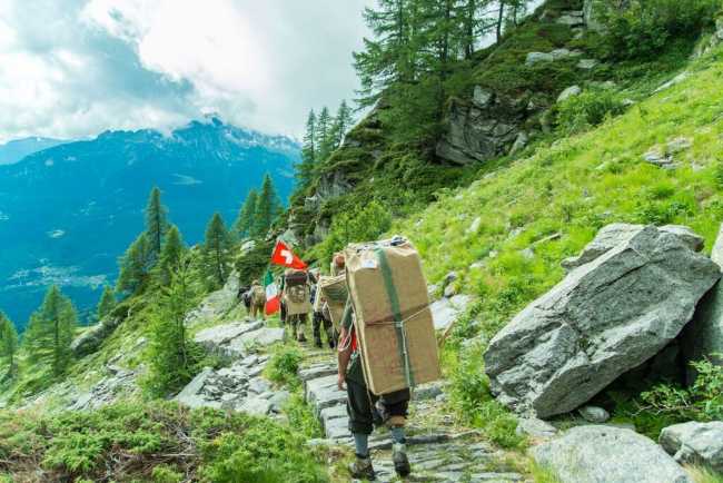 mulattiera sopra ad Aleccio