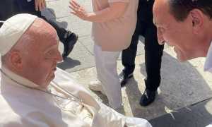 papa francesco alberto cirio