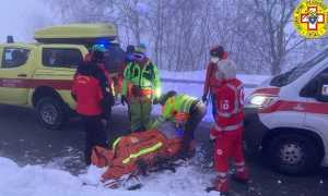 soccorso alpino neve ambulanza