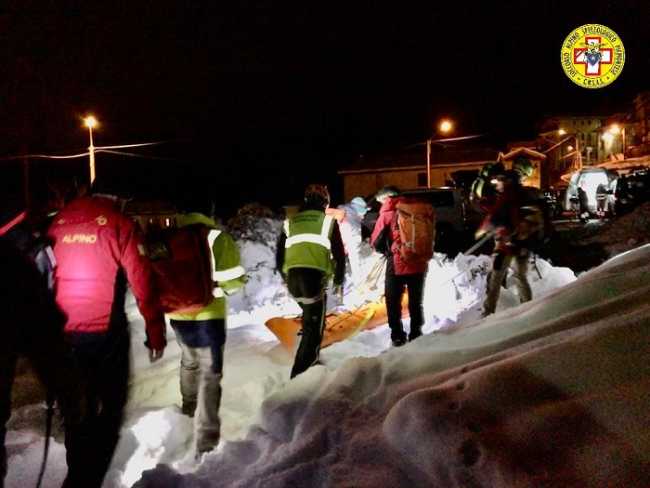 soccorso alpino neve