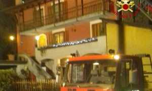 vigili del fuoco incendio casa varallo