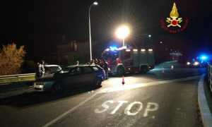 vigili del fuoco incidente serravalle bornate notte