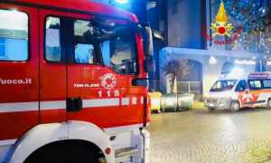 vigili del fuoco notte intervento