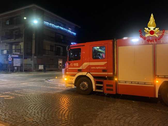 vigili del fuoco santhia fuga gas