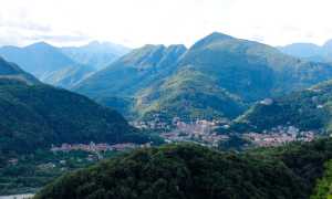vista Varallo e Sacro Monte