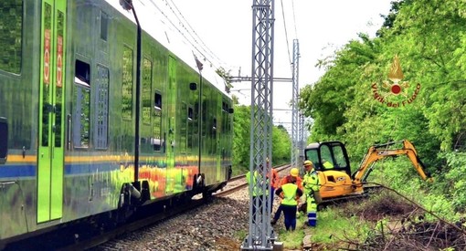 INCIDENTE TRENO ESCAVATORE