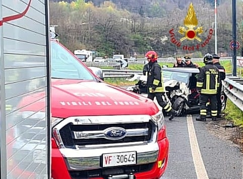 vigili del fuoco incidente borgosesia